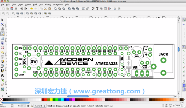 既然你有一個以電路板為背景的清晰影像了，使用向量工具將要絲印的圖像畫在上面吧，下面有一個例子。