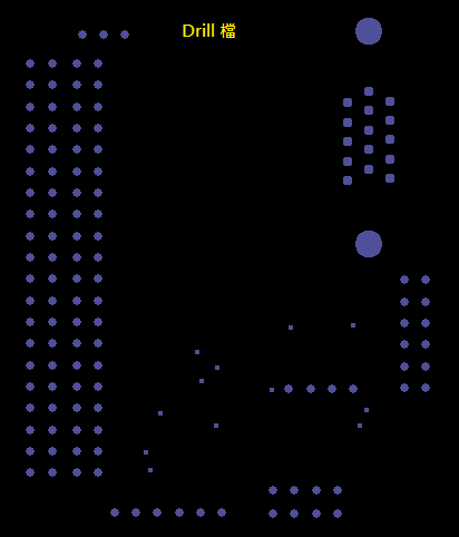 產(chǎn)生Drill File及 Map File 的Gerber 檔案，此會產(chǎn)生描述此PCB所用到的鉆孔的孔徑尺寸及鉆孔的座標(biāo)資訊。